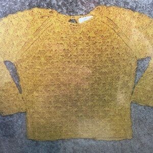 Cozy Yellow Kids Sweater